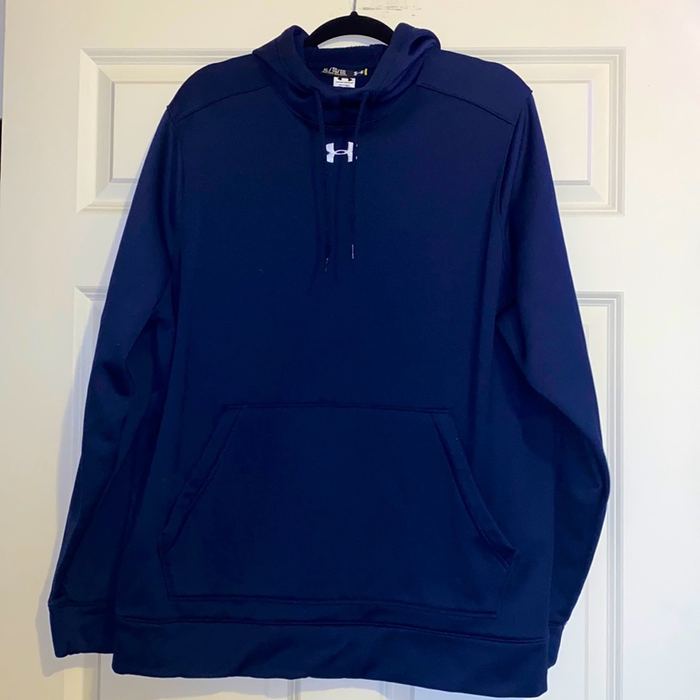 Under Armour men’s pullover hoodie in navy